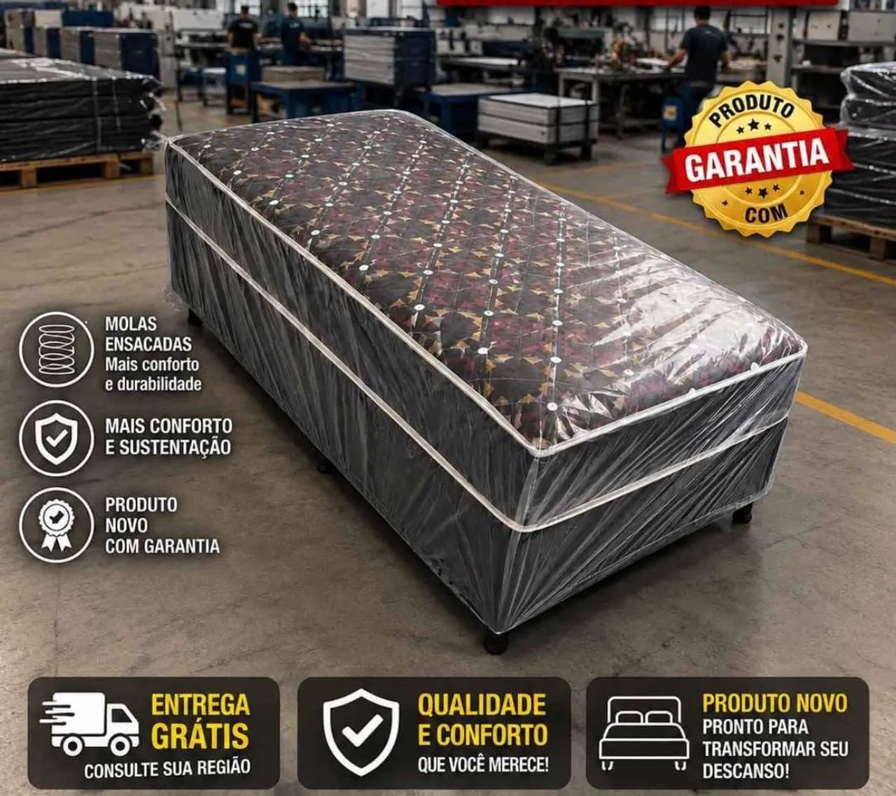 Cama solteiro 