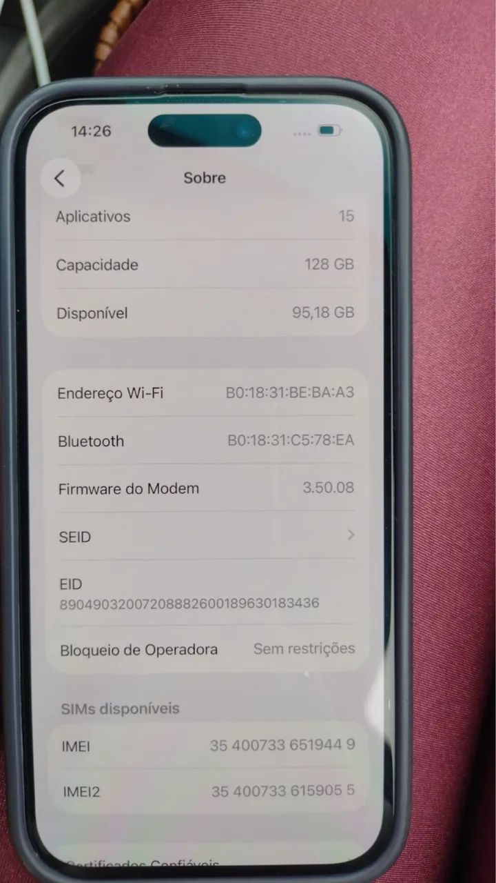 iPhone 15  128 gb