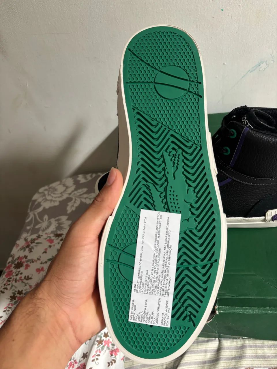 Tênis Lacoste Masculino Couro Sneaker L004 - Foto 3