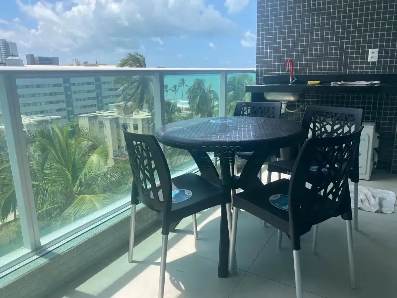 Apartamento Beira-Mar Studio com Varanda Gourmet à venda no RN Studio.