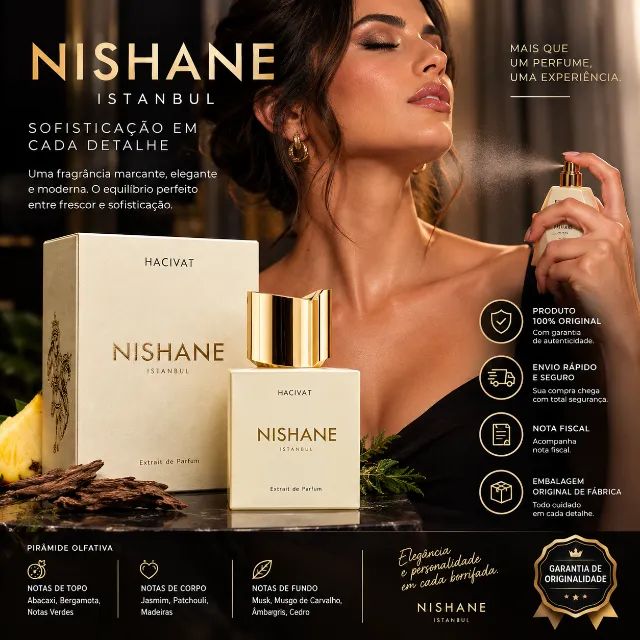 Perfume Nishane Hacivat 100ml Extrait de Parfum Original - Foto 2