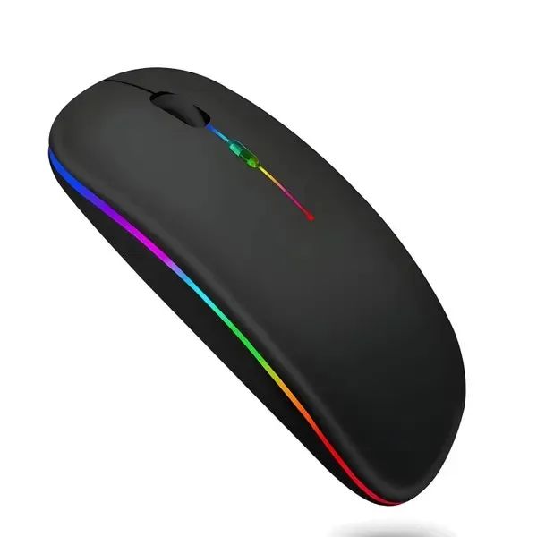 Mouse Sem Fio RGB Eletro EL-2103 Bluetooth + 2.4GHz Recarregável DPI Ajustável Ergonômico - Foto 4