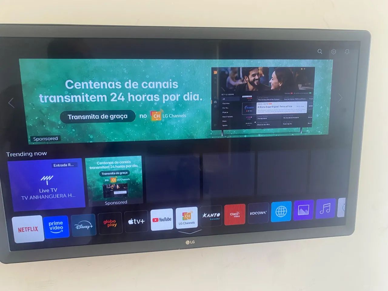 Tv led 32 polegadas LG Smartv canais plus - Foto 3