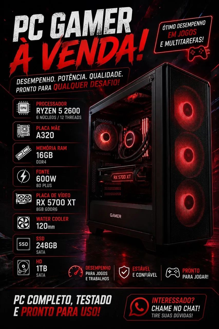 Computador gamer  - Foto 3