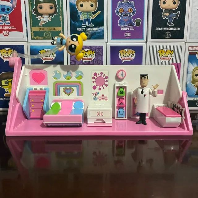 Laboratório e Quarto com Lindinha e Professor Utônio (As Meninas Superpoderosas)