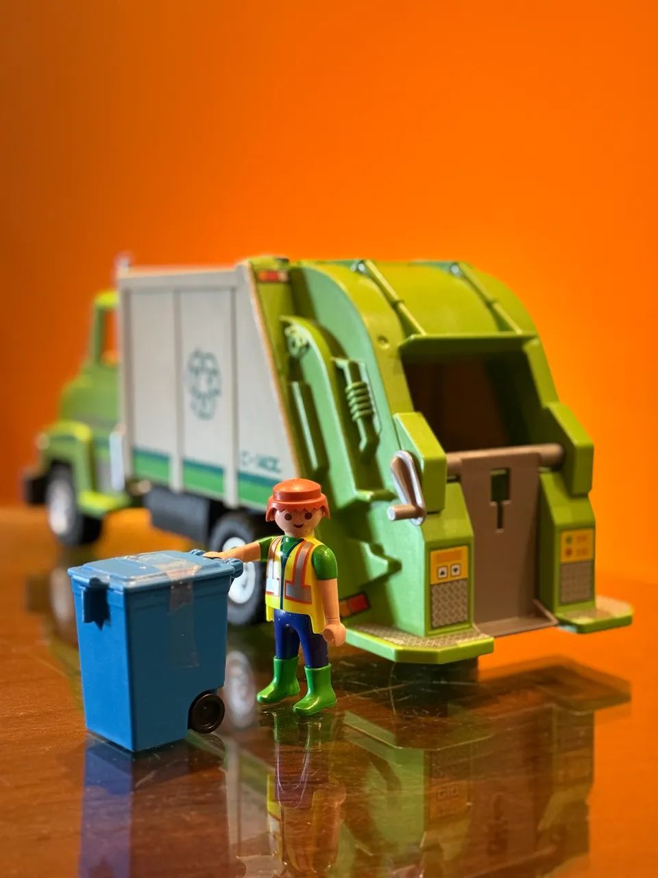 PLAYMOBIL CAMINHÃO DE RECICLAGEM - Foto 3