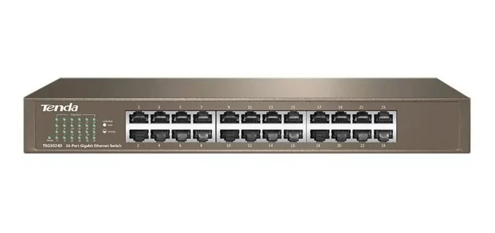 Switch Tenda Tef1024d 24 Portas 10/100 - Foto 3