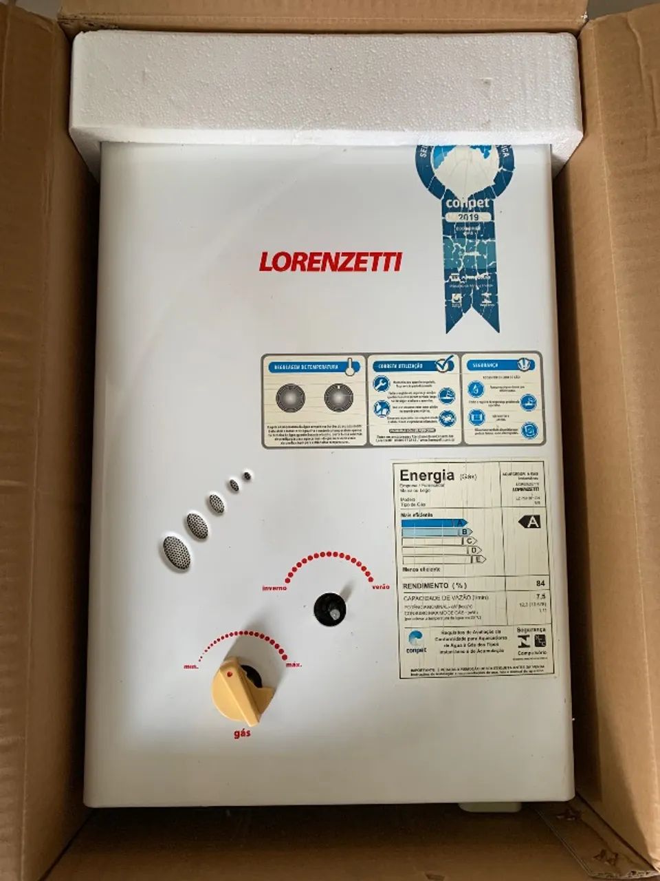 Aquecedor a gás (LORENZETTI) - Foto 2