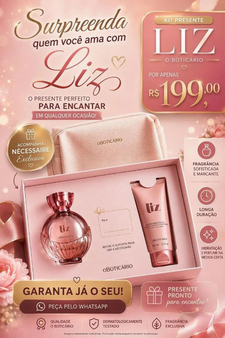 Kit Liz da Boticário 