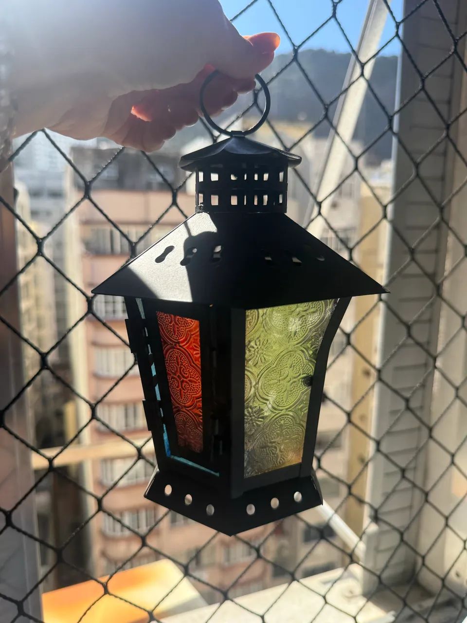 Luminária pendente colonial 
