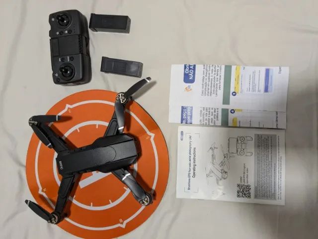Drone L900 Pro Se Dual Câmera 4k Preto 5ghz Cor Preto 2 Bateria - Foto 2
