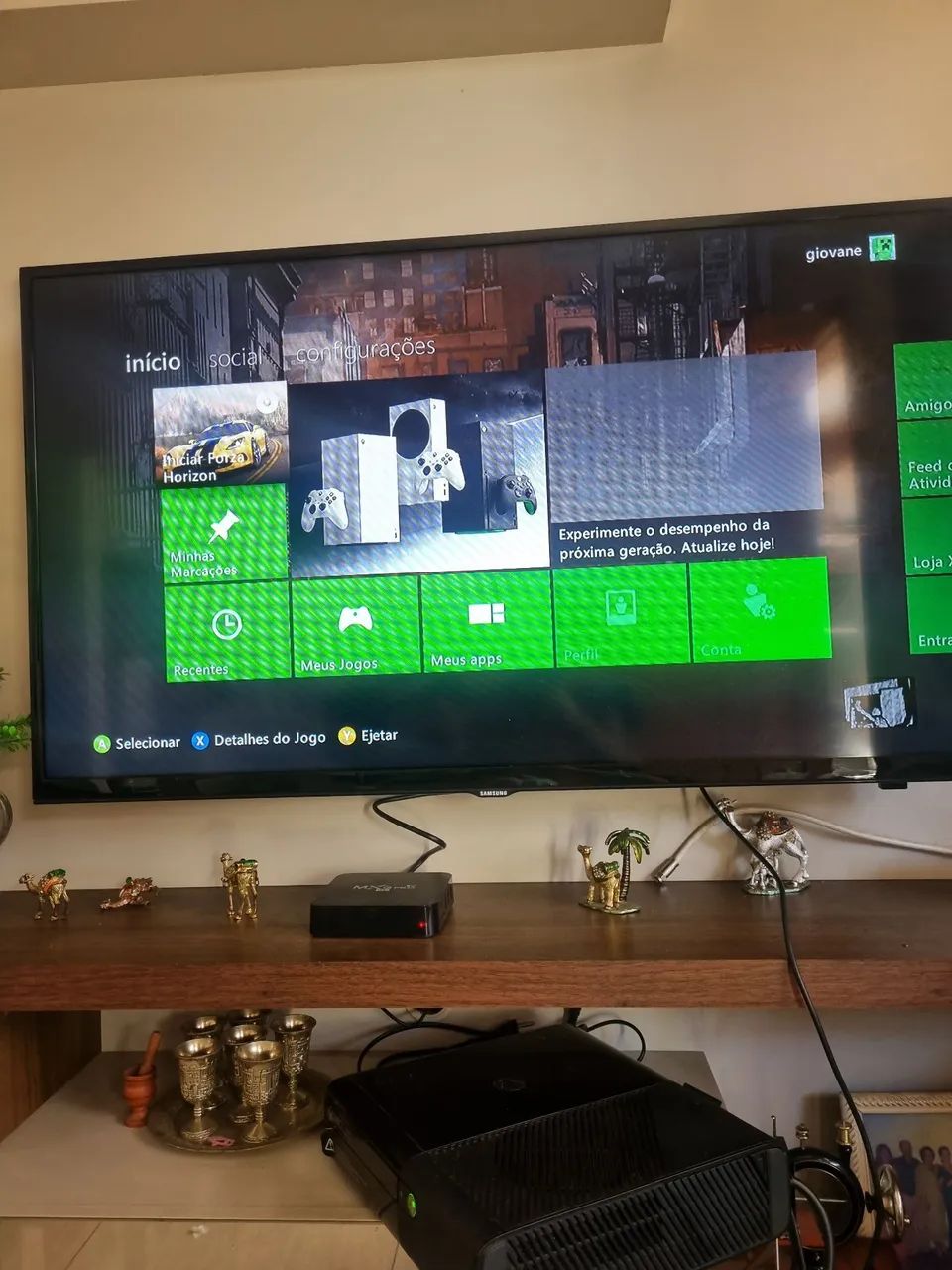 Xbox 360 slim + Kinect + jogos