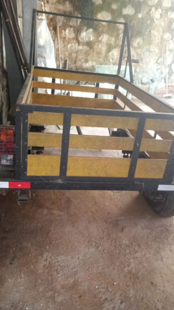 Carretinha 2 eixos  - Foto 2