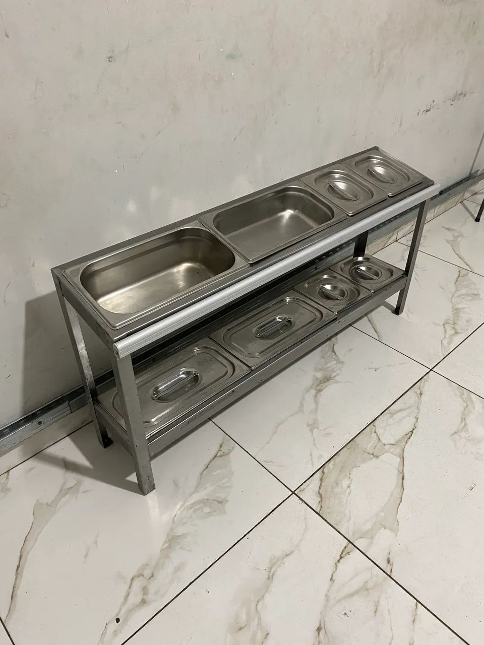  buffet de apoio em aço inox - Foto 3