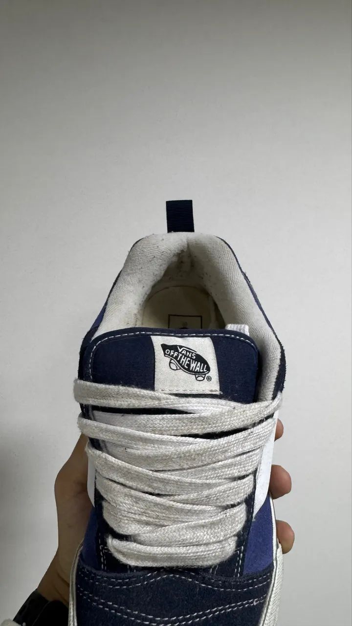 Tênis Knu Skool Navy True White - Foto 4
