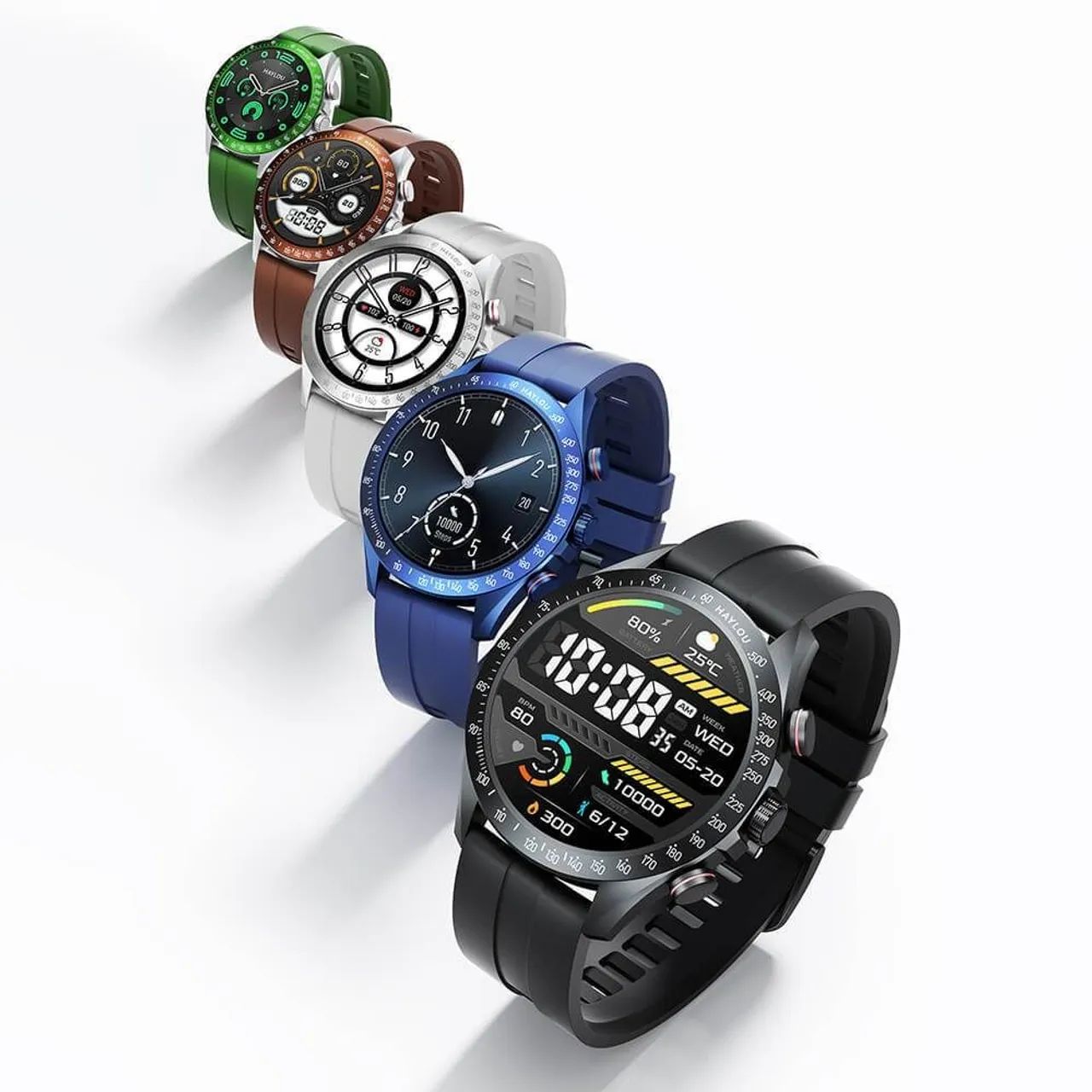 Relógio Inteligente Haylou Solar Pro Green Tela Amoled (Novo com Garantia) 