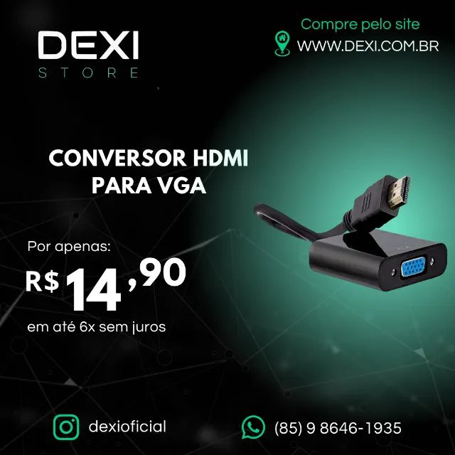 CONVERSOR HDMI PARA VGA