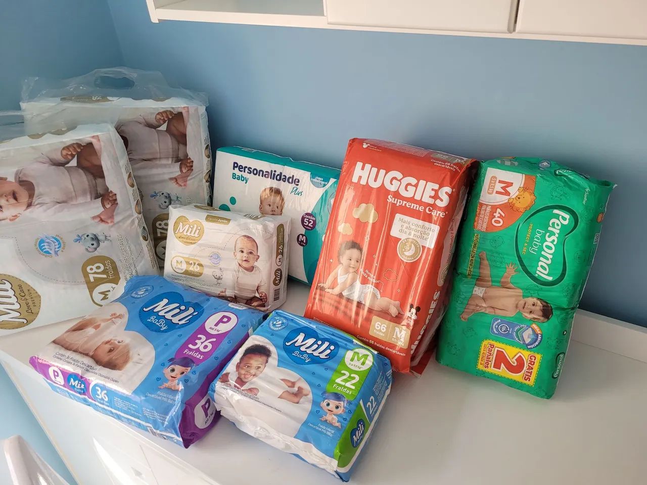 Fraldas M para pegar hoje - Foto 2