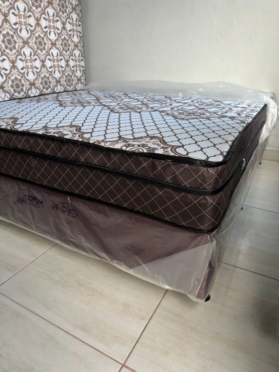 Cama box casal de espuma 1.88x1.38 NOVA! - Foto 5