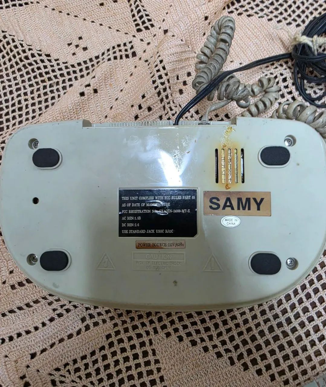 Telefone analógico com radio relógio  - Foto 2