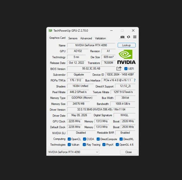 RTX 4090 Gigabyte Gaming OC 24GB + Caixa + NF - Foto 3