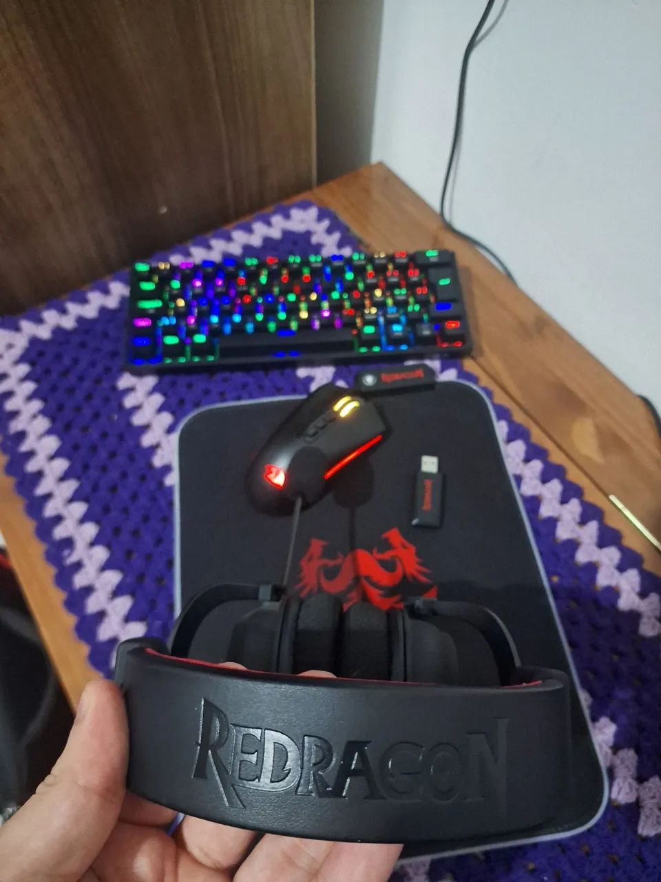 Venda/Troca | Notebook Gamer Acer Nitro 5 + Conjunto Red Dragon Original | Chama no Chat - Foto 3