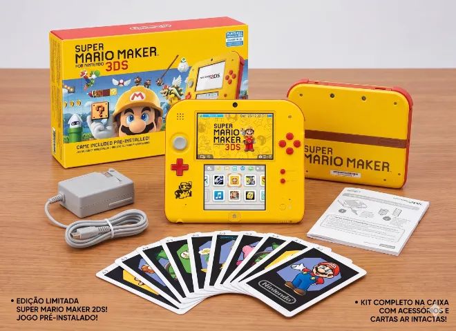 Nintendo 3DS Mario Maker Cib Imprecavel