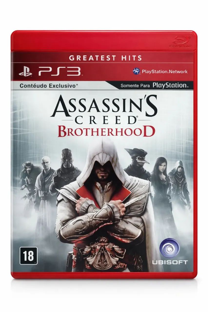 Playstation 3 PS3 - Blu-ray / jogo Assassin's Creed Brootherhood na caixa com manual - Foto 2