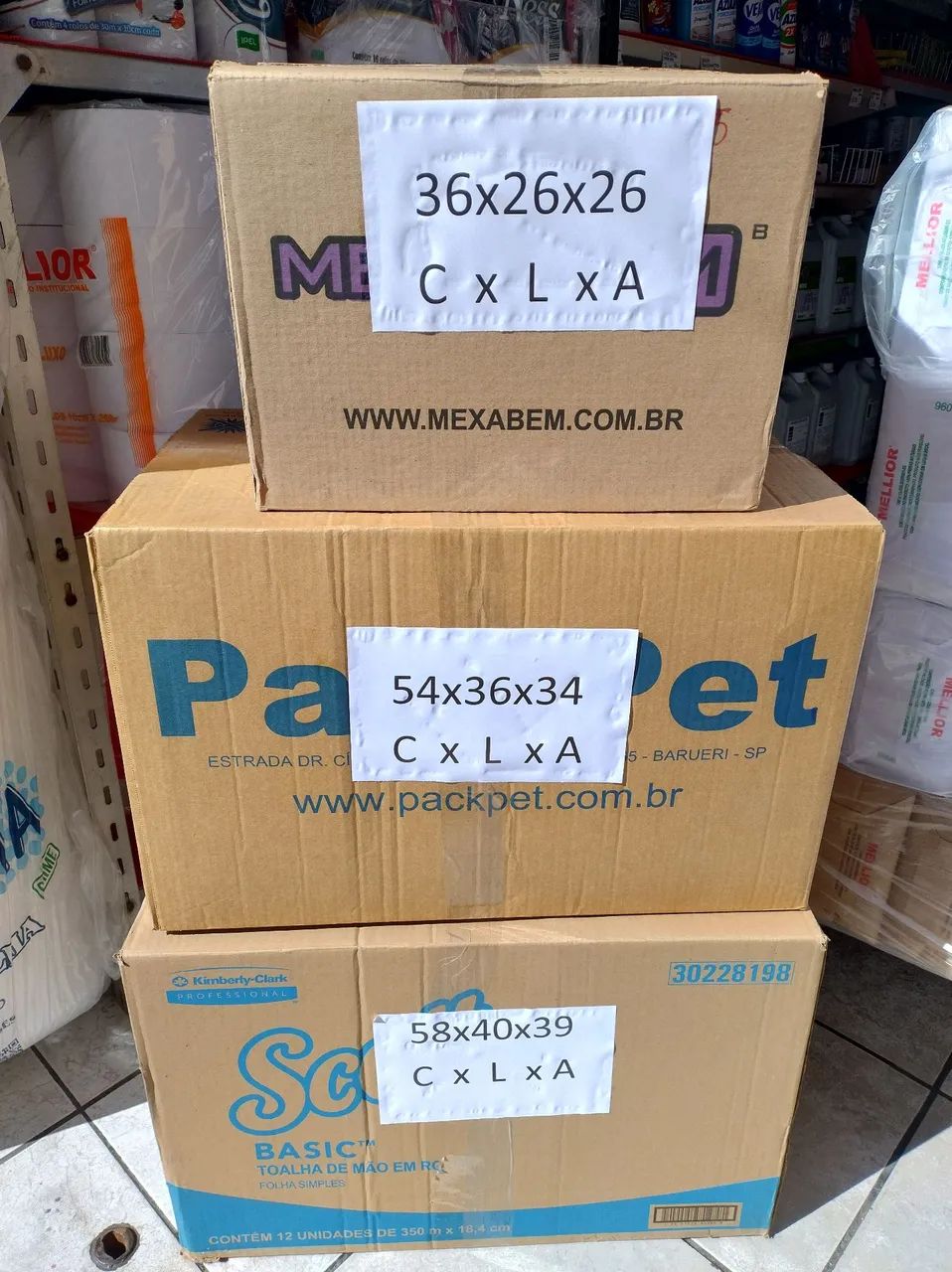 Caixas para mudança reuso 