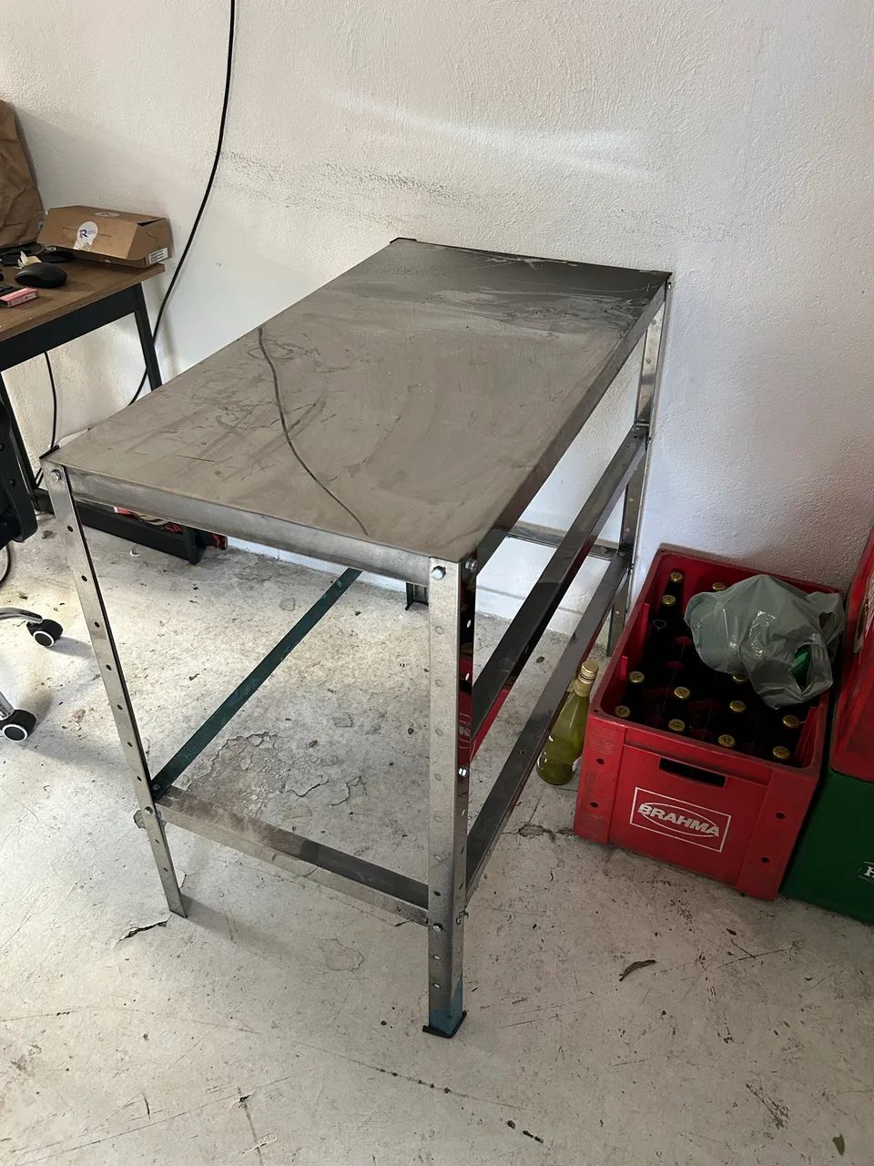 BANCADA INOX - 90 x 51 x 85 cm