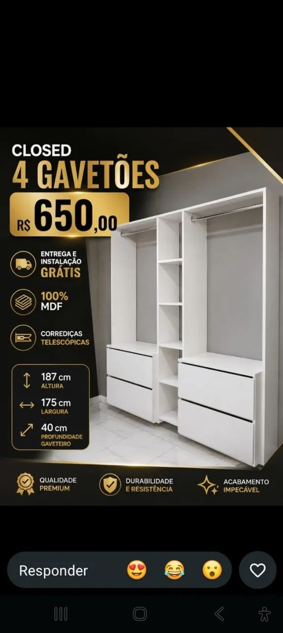 CLOSETS MDF NOVO  - Foto 5