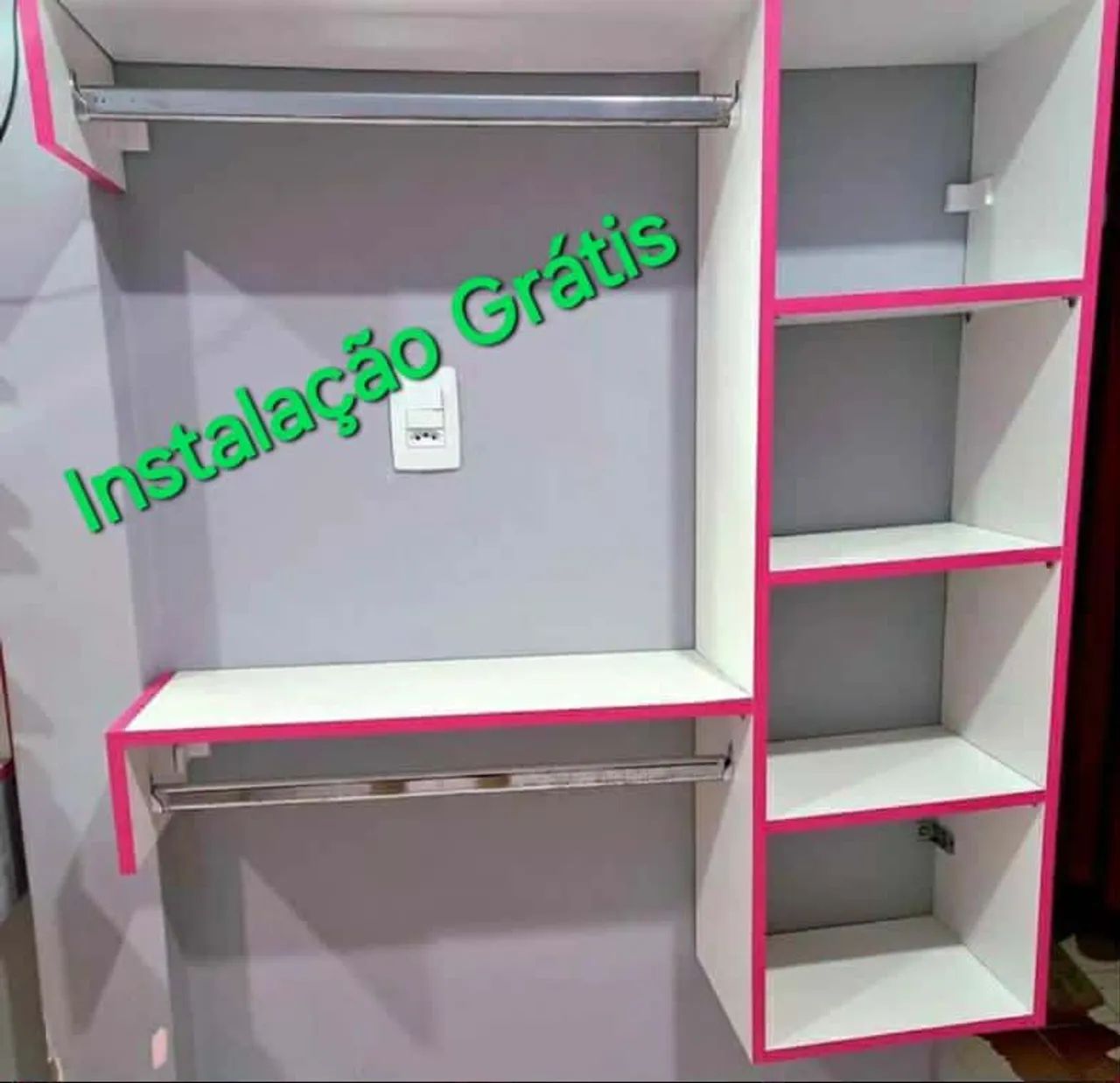 Closet Suspenso 100% MDF Instalação Grátis  - Foto 2