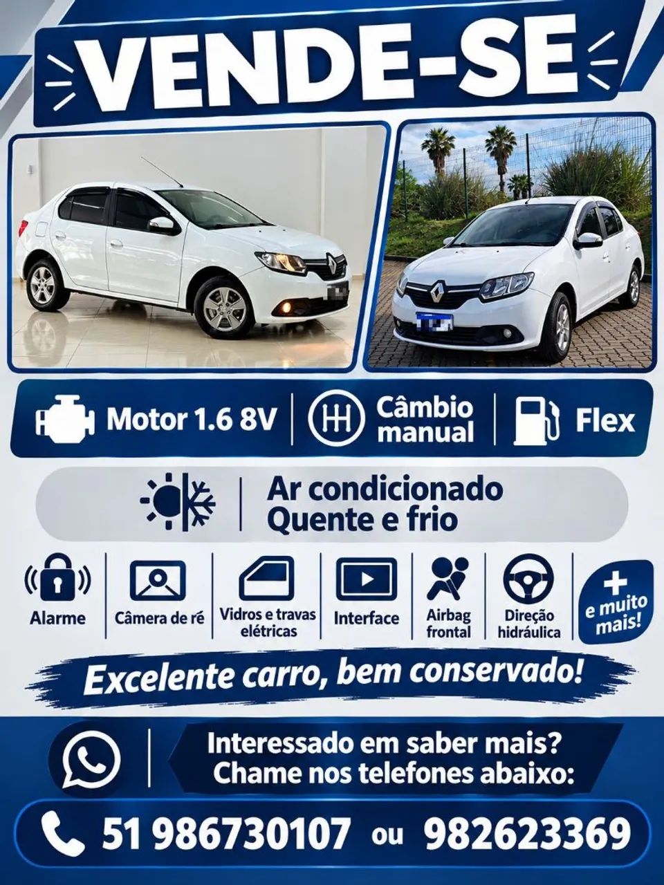 Renault Logan EXPRESSION HI-FLEX 1.6 8V 4P 2017