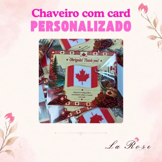 Chaveiro Personalizado com Card - Foto 4
