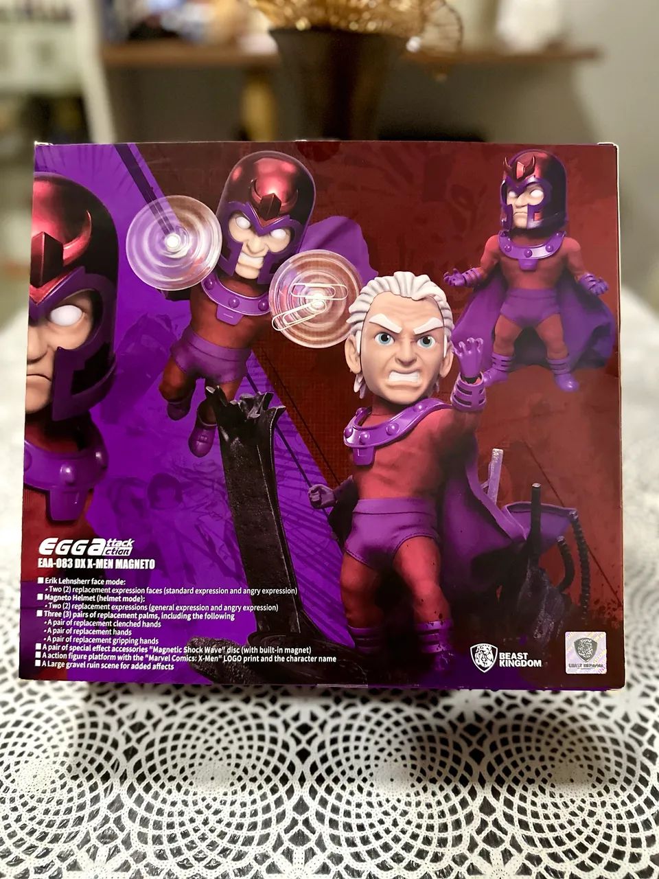 Magneto Deluxe Version (EAA-083DX) da linha Egg Attack Action da Beast Kingdom - Foto 2