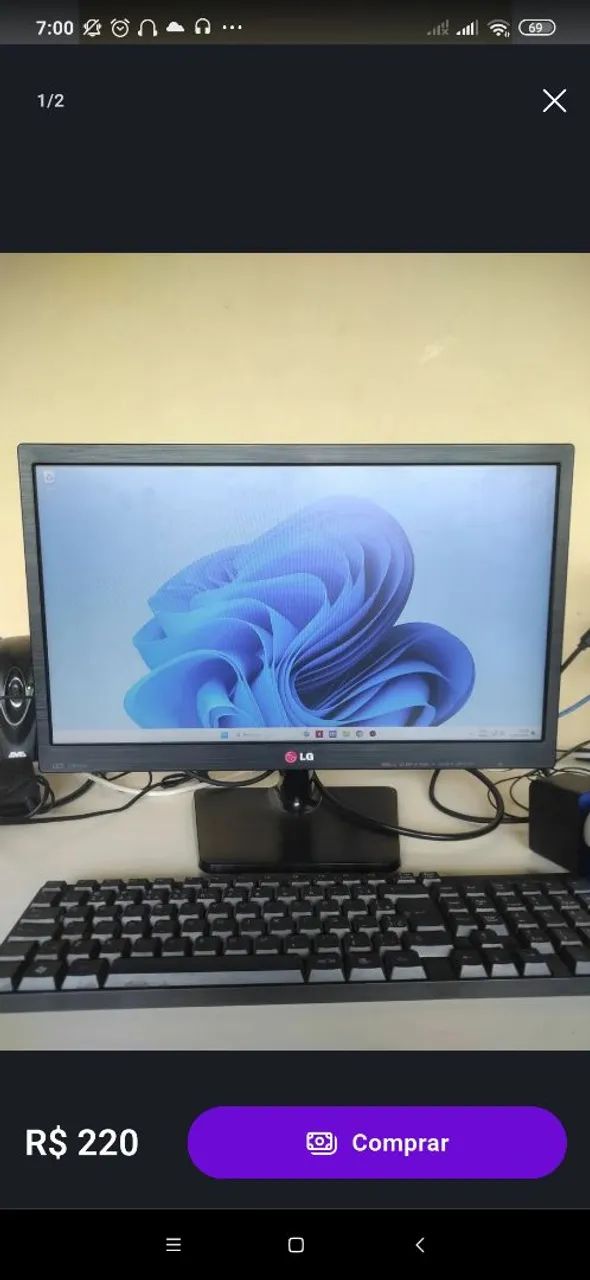 Monitor LG 20EN33 19,5"  Polegadas  - Foto 2