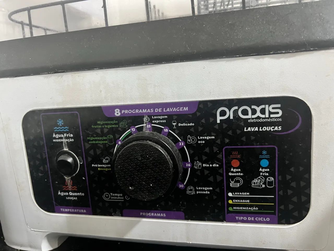 Lava-louças Praxis de bancada - 8 programas