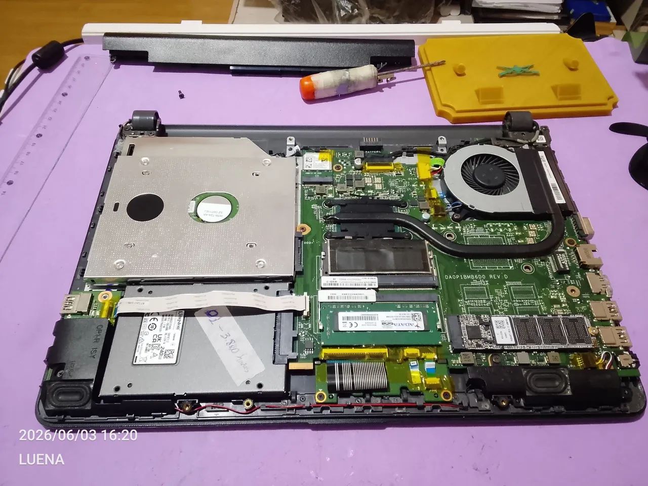Notebook HP 240 G6 com processador i5 de 7a geração e DDR4 de 12GB. - Foto 3