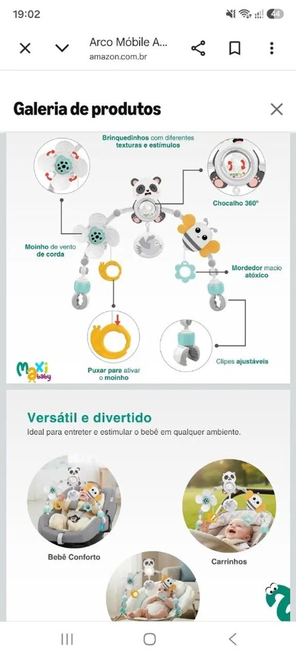 Arco de Brinquedo Panda  - Foto 2