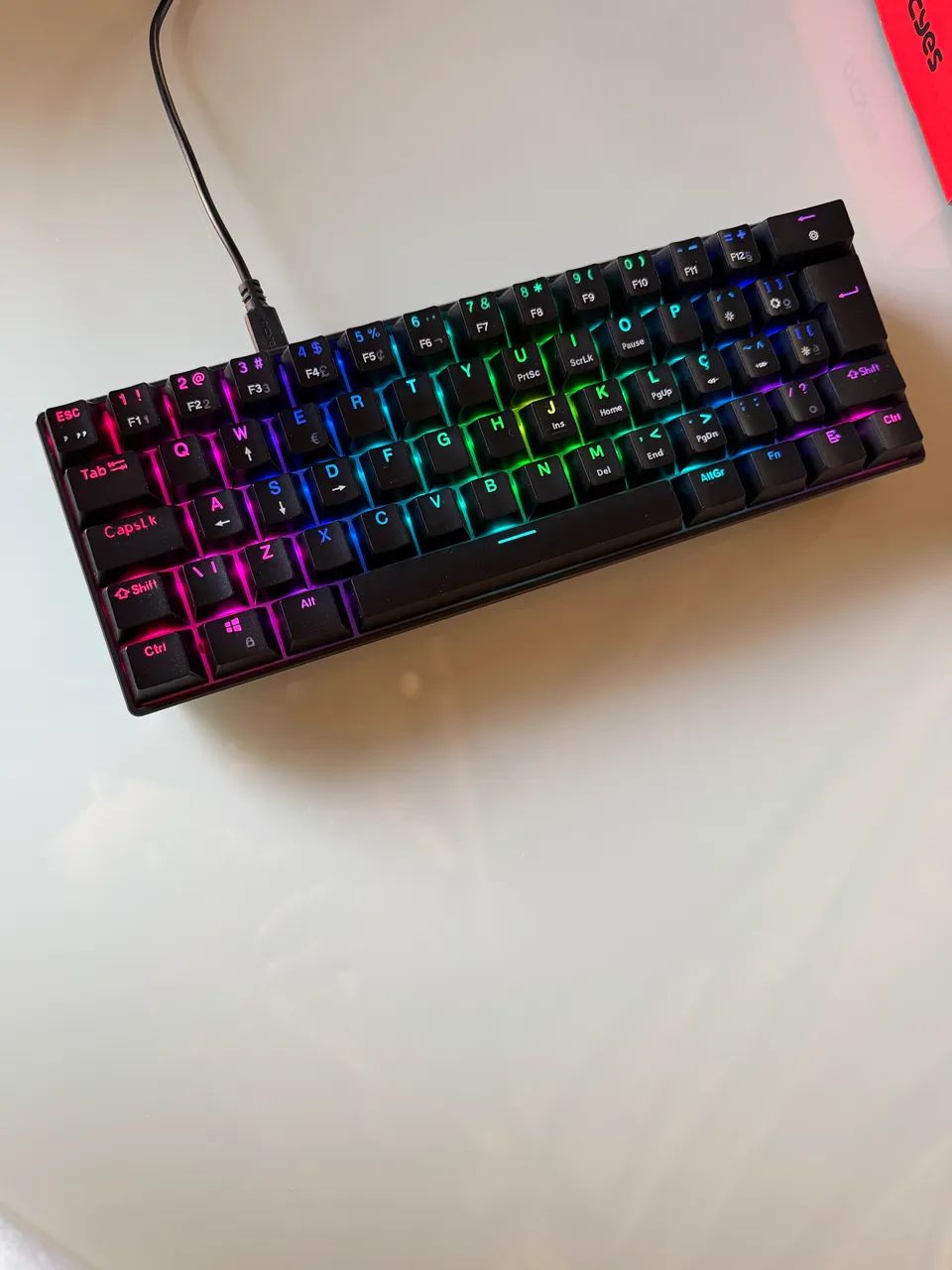 Teclado PCYES ZOT 60% ABNT2 - Foto 3