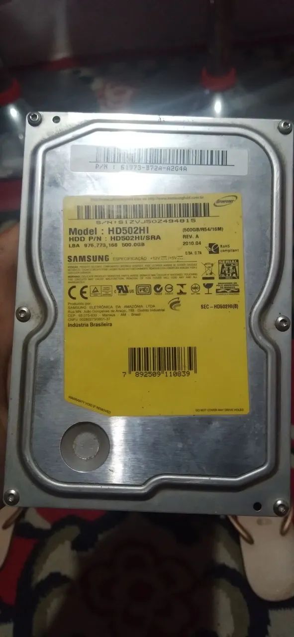 Hd de 500gb