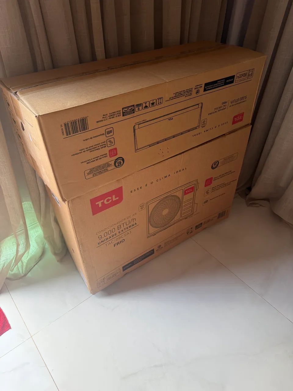 New air conditioner, sealed in original box
