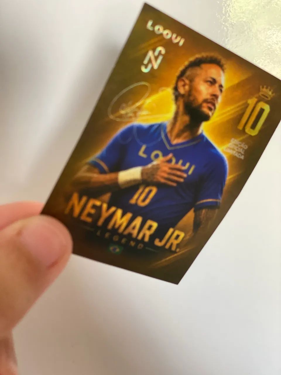 FIGURINHA NEYMAR LEGEND LOOVI - Foto 2