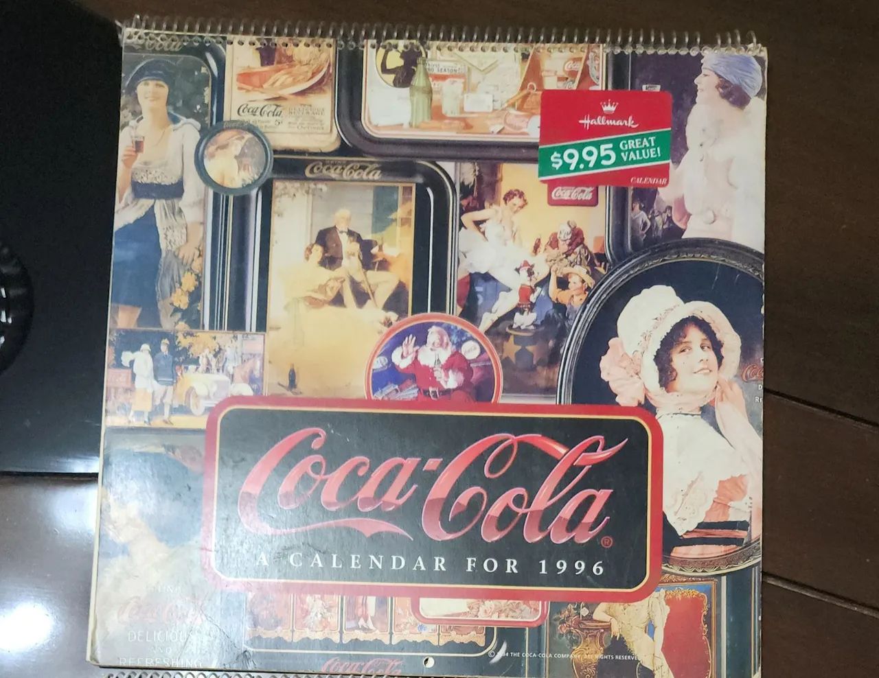 CALENDARIO VINTAGE COCA COLA 1996 AMERICANO