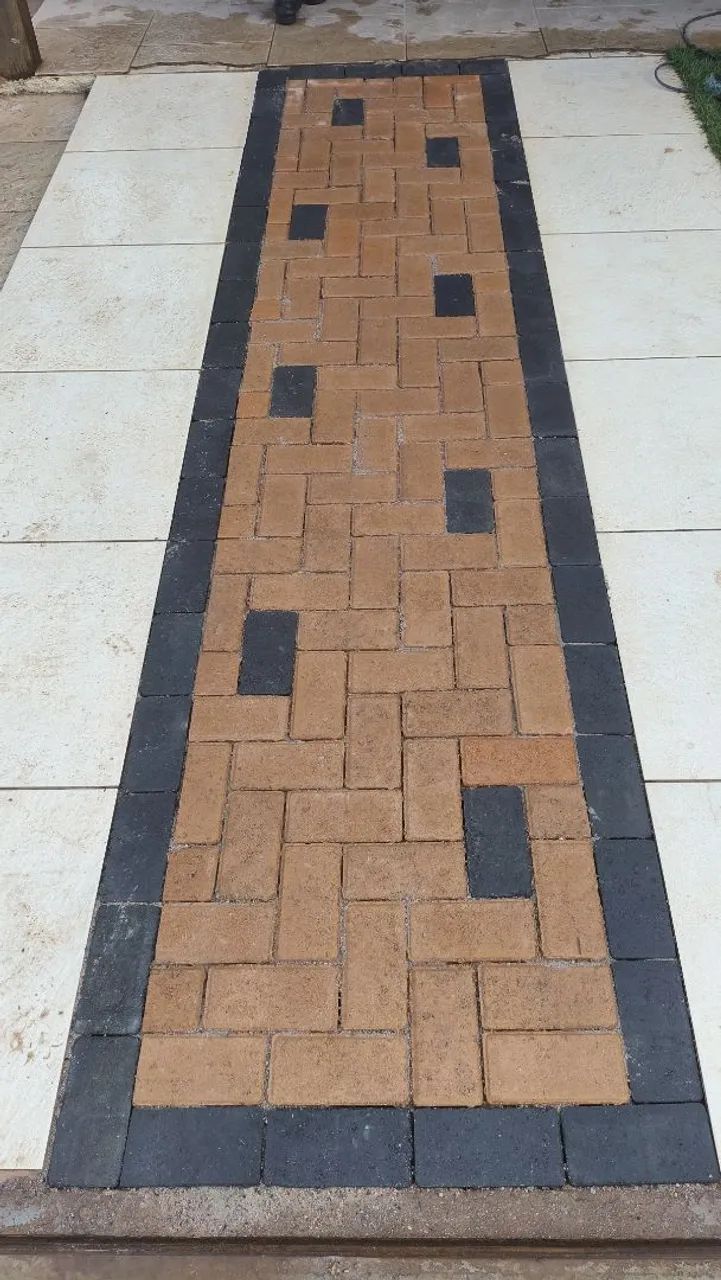Calçada  de  pavrs decorados, mosaico,jardins, - Foto 3