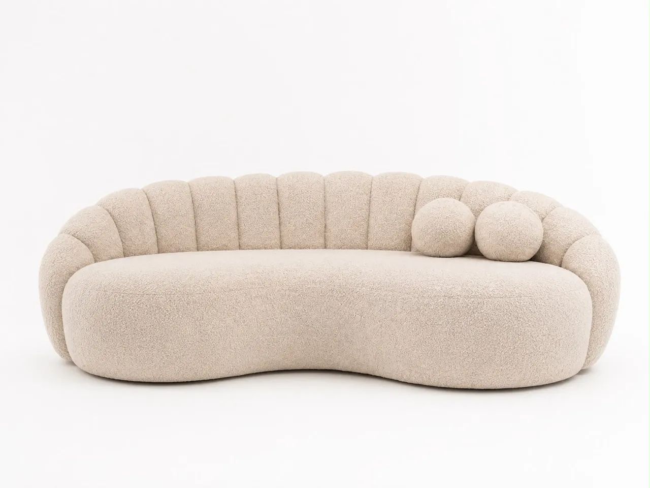 Sofá curvo design 2,5m