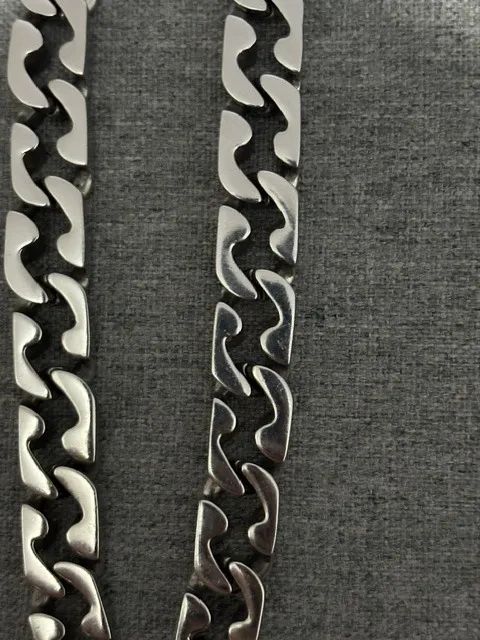 Corrente Cordão Masculino Aço Cirúrgico Maciço