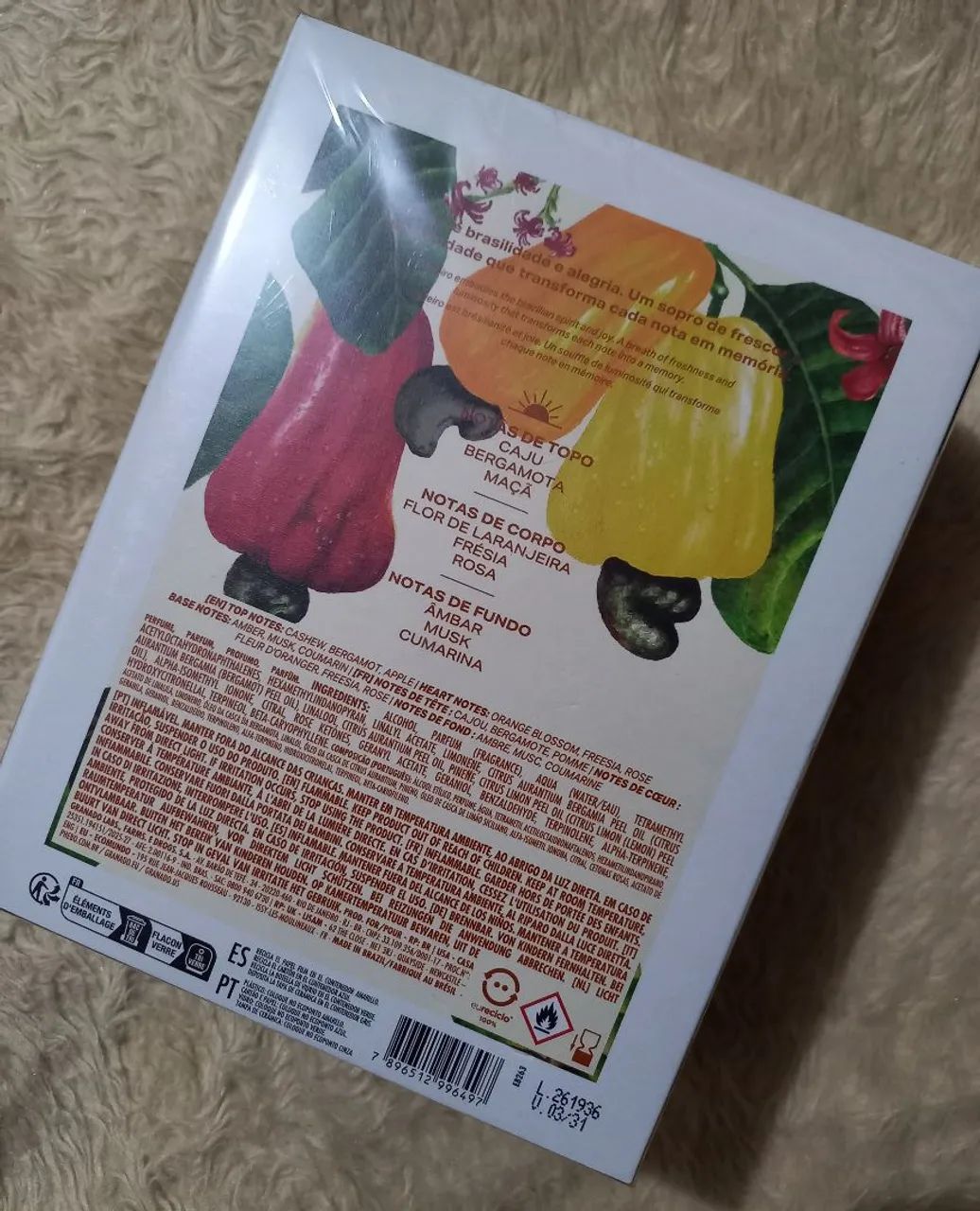 Perfume Phebo Cajueiro Isolda Lacrado - Foto 3