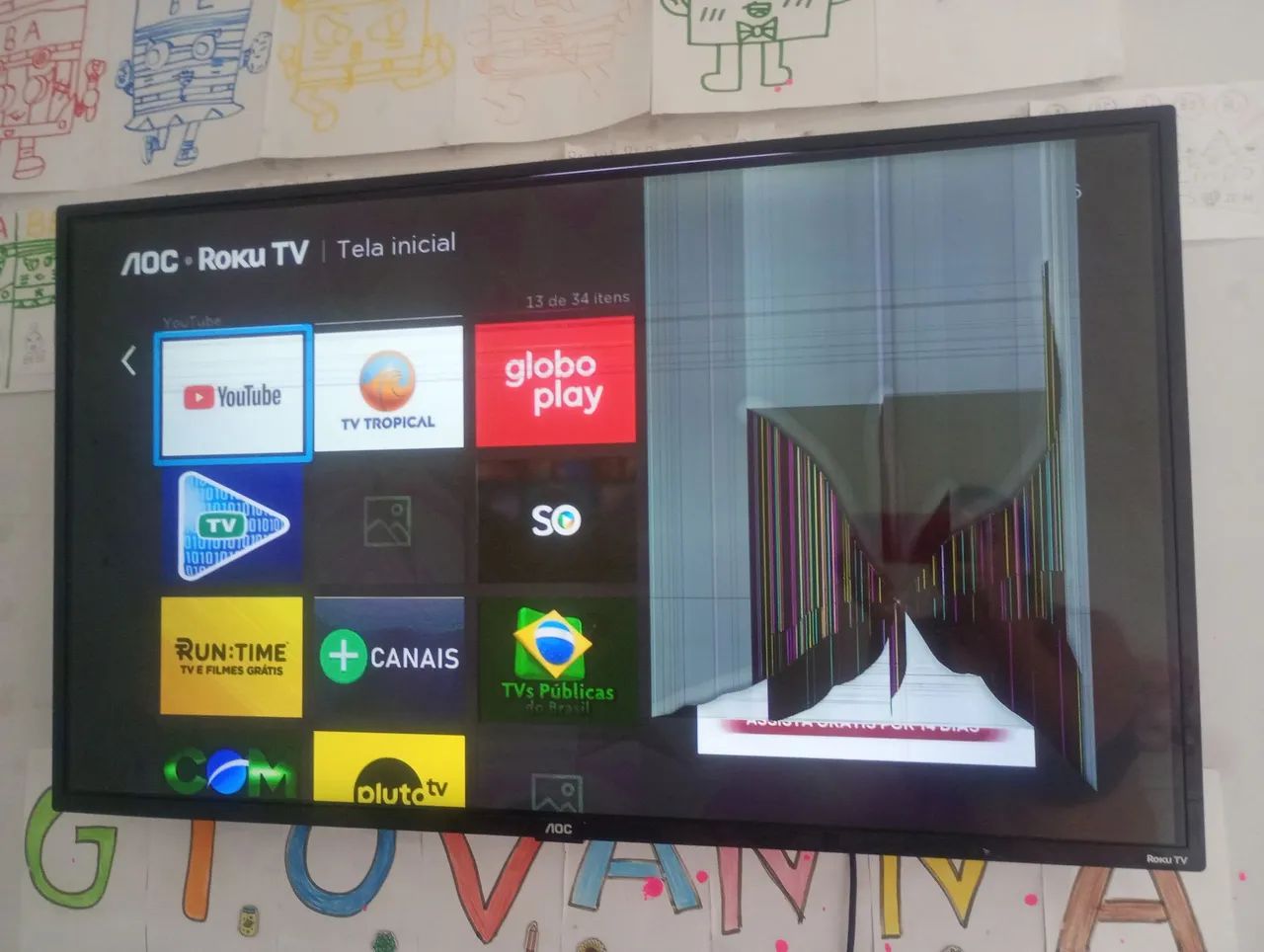 Televisão AOC Roku 40 polegadas  - Foto 2