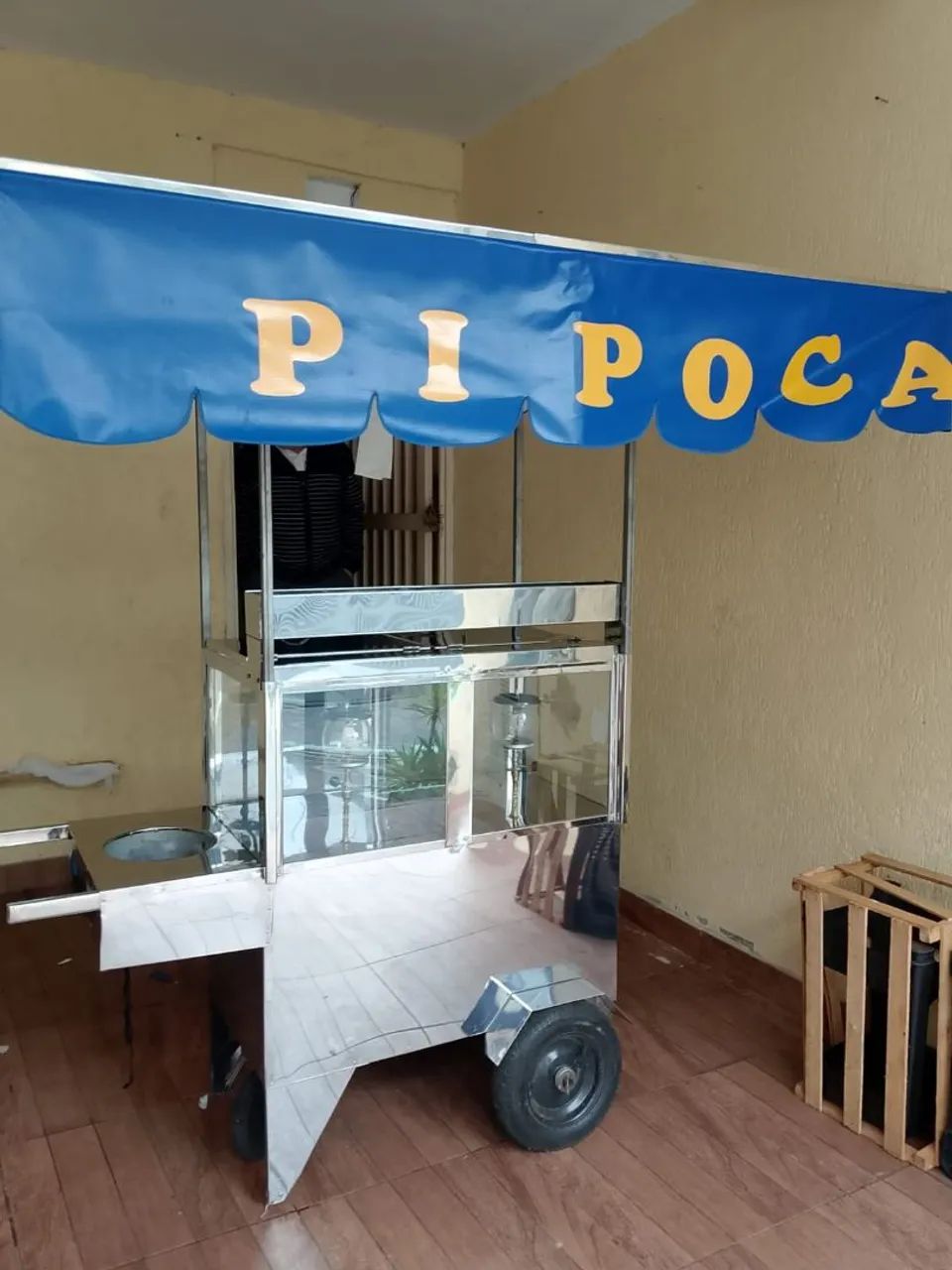 CARRINHO DE PIPOCA BEM CONSERVADO À VENDA!! - Foto 5